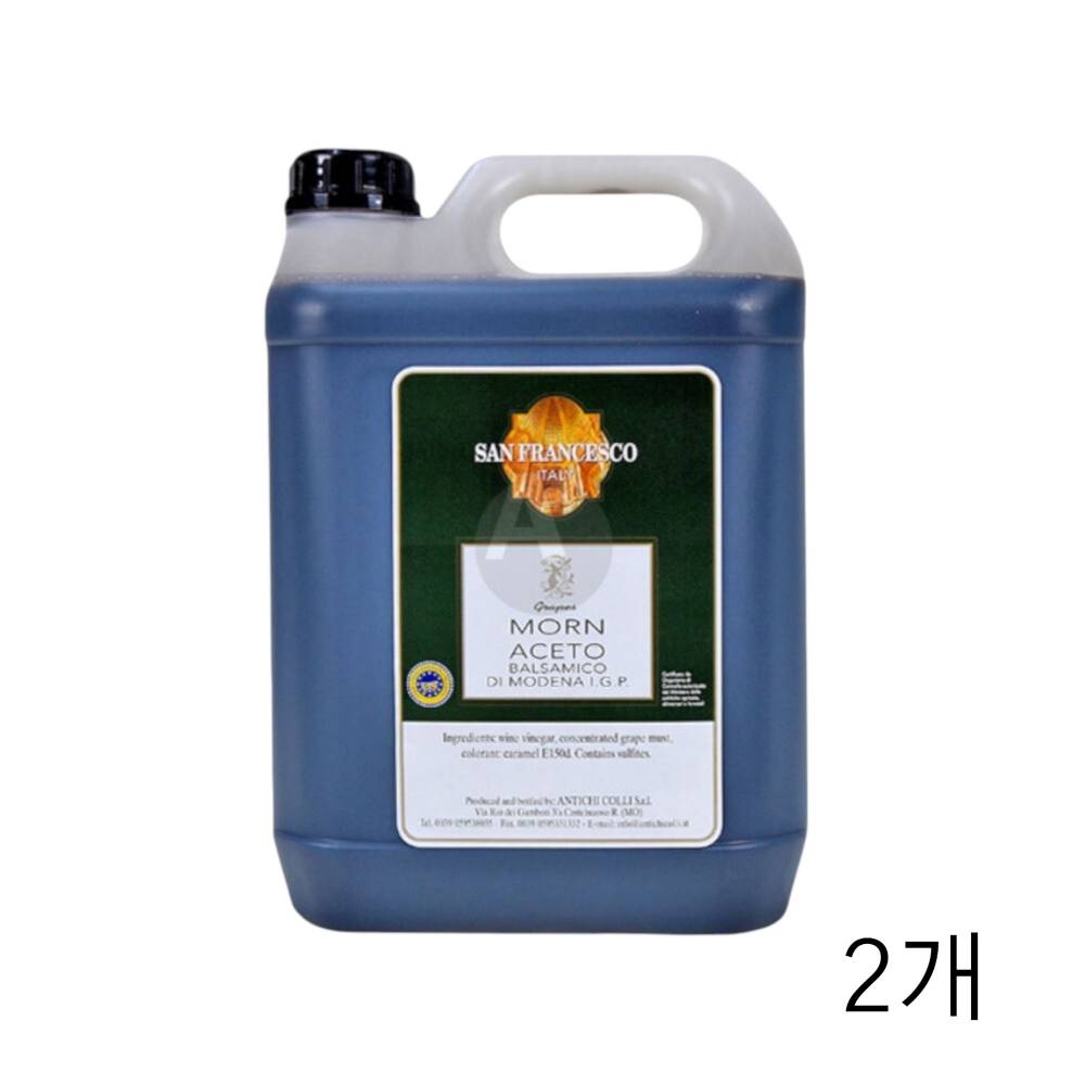 몬 발사믹비니거 발효식초 5L X 2개 업소용 대용량 발사믹식초 샐러드드레싱 샐러드소스