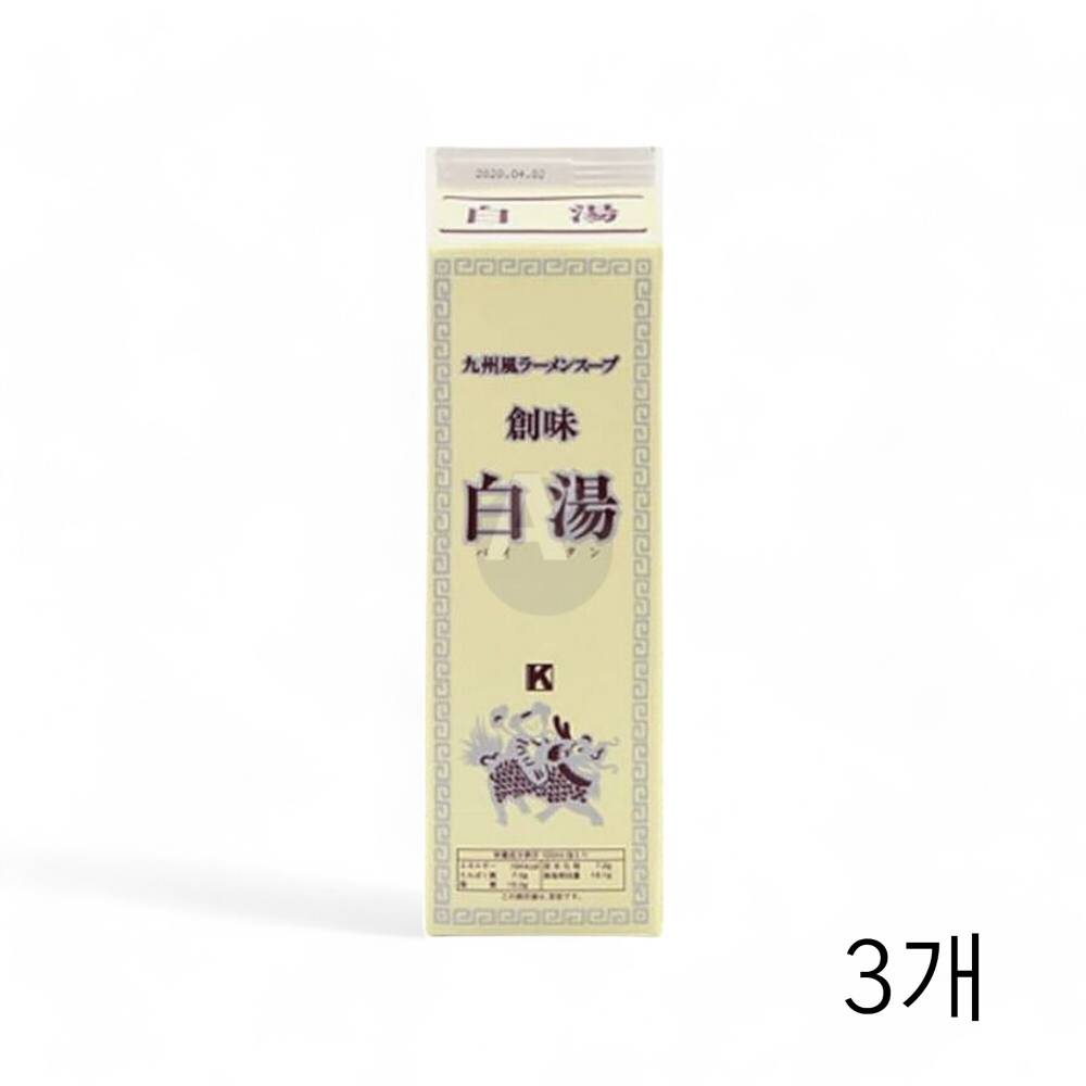 젠미코리아 빠이탄 파이탄 1.8L X 3개 일본 닭육수 캠핑 국물요리 육수 만능육수