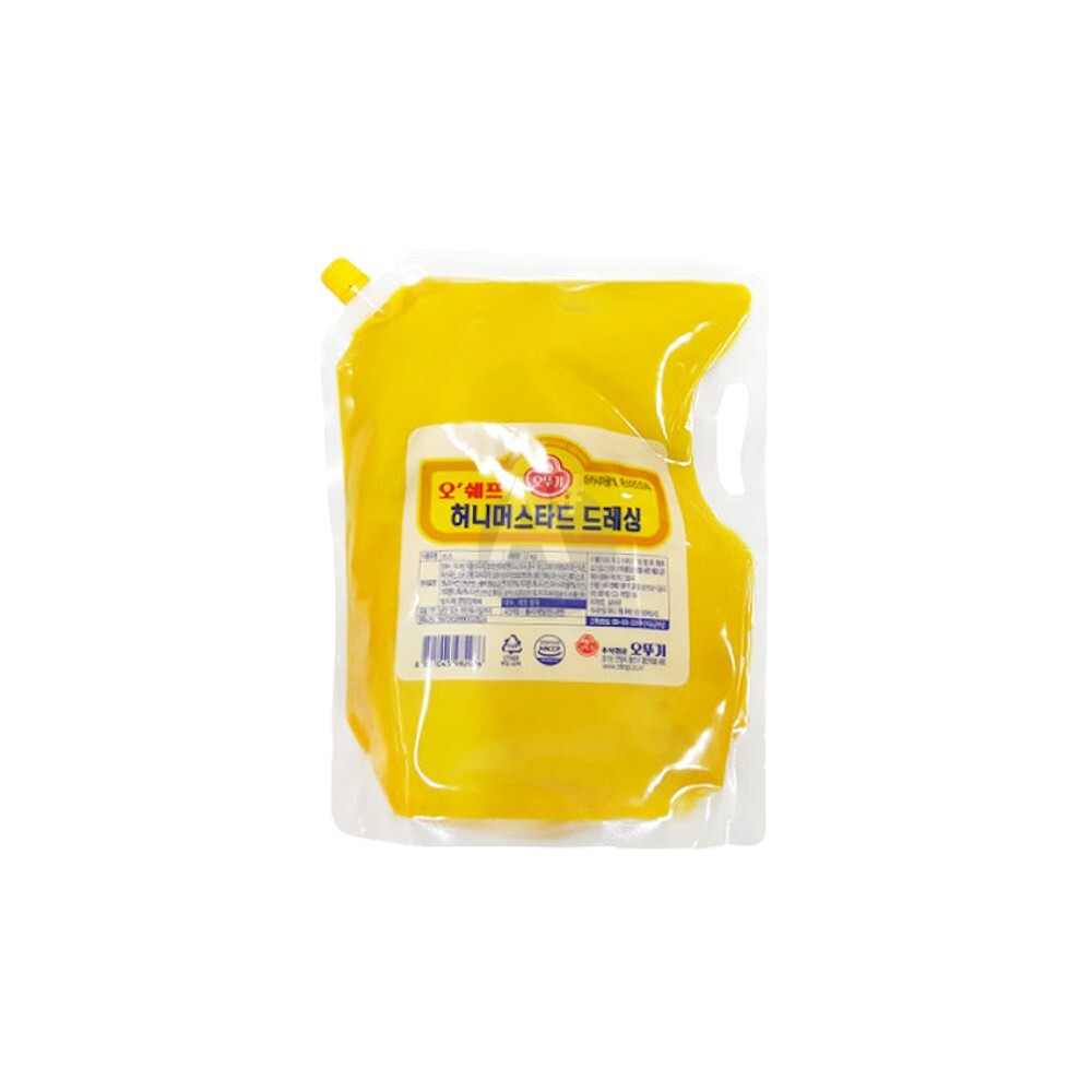 오뚜기 오쉐프 허니머스타드 드레싱 2Kg X 6개