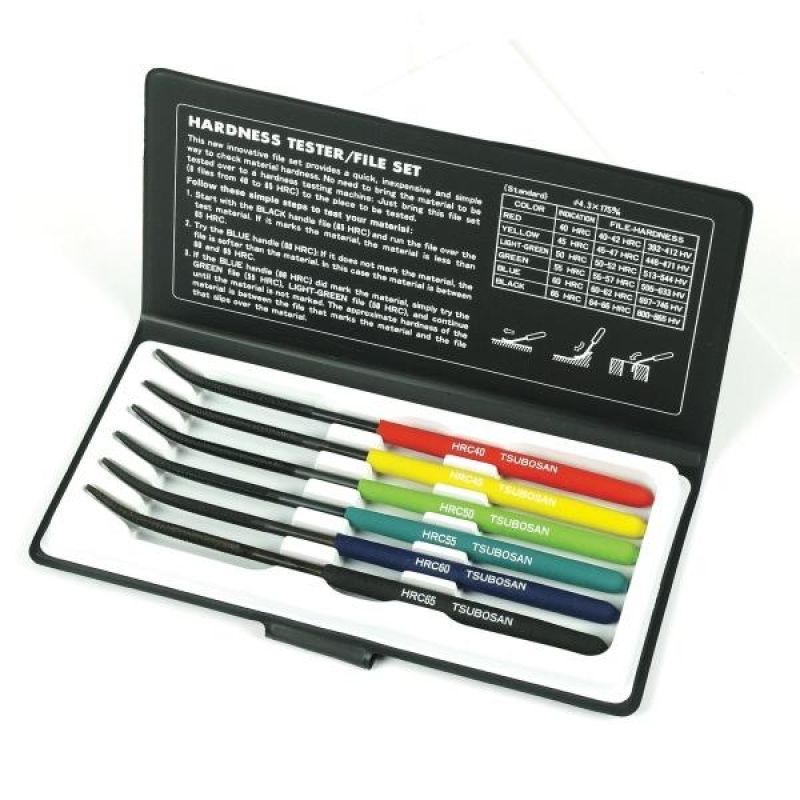 츠보산 경도 측정줄 6pcs HRC40-65 1311501