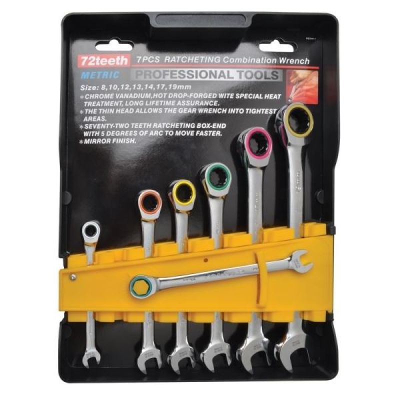 베스토 기어라쳇렌치세트 (7pcs) T-GW-7S 3650030