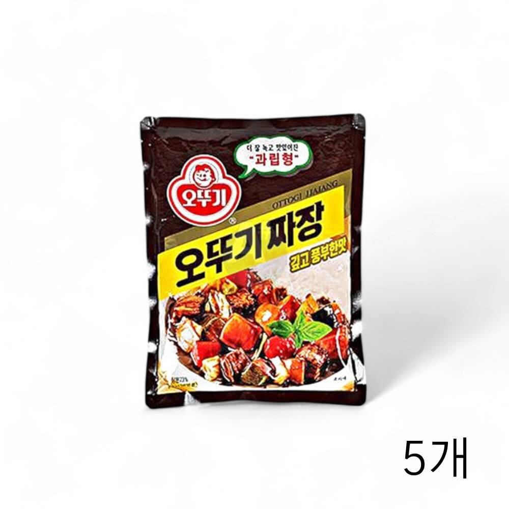 오뚜기 짜장분말 1Kg X 5개 짜장가루 중국집 중식당 음식점 업소용 짜장면 소스 대용량