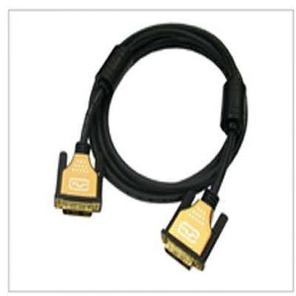 (K)고급형 DVI-D 싱글링크 케이블 Gold Metal 10M/디지털 영상 케이블/ DVI Single Type DVI-18P 1/DVI-18P 1(GOLD METAL)