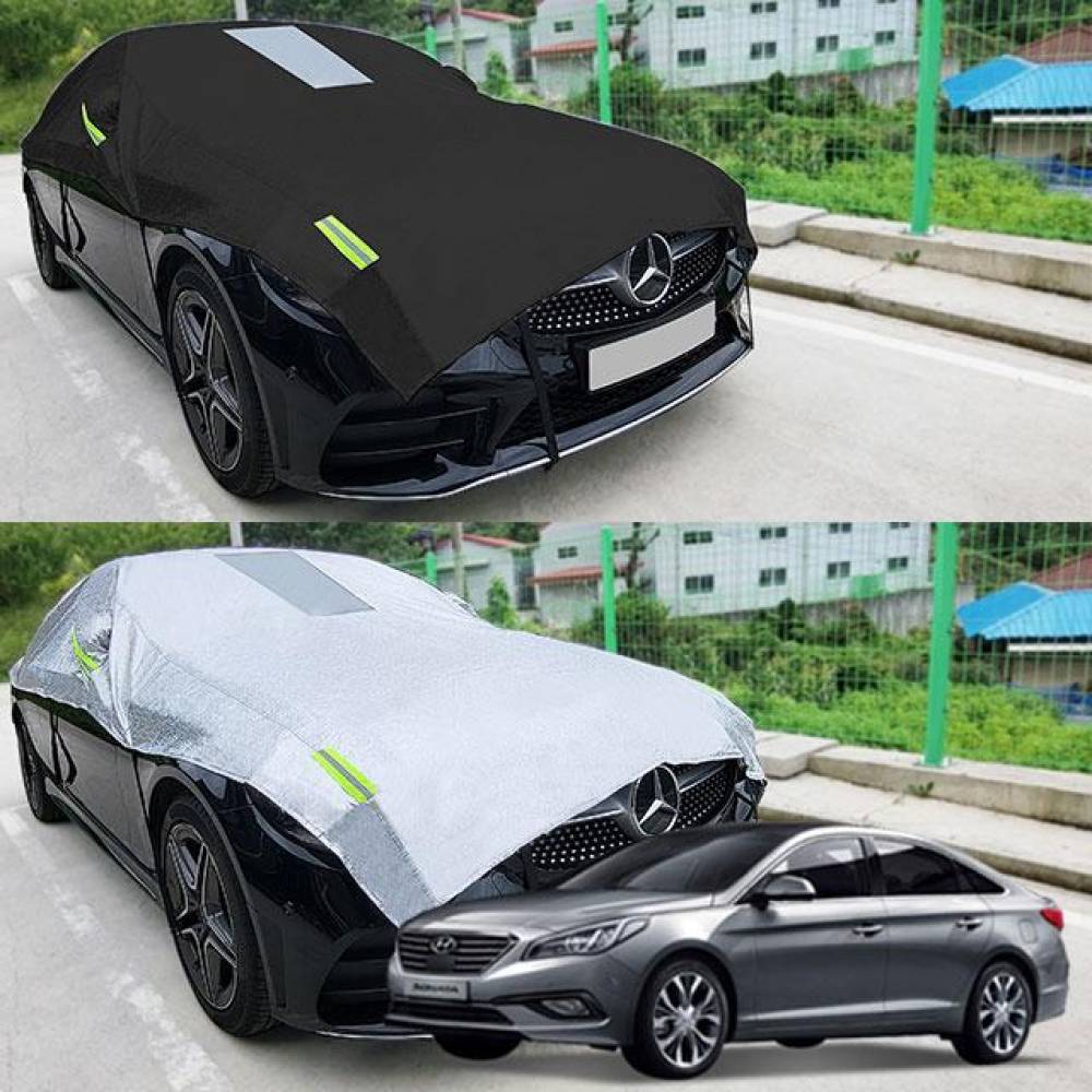 LF소나타 자동차커버 반커버 성에방지 커버