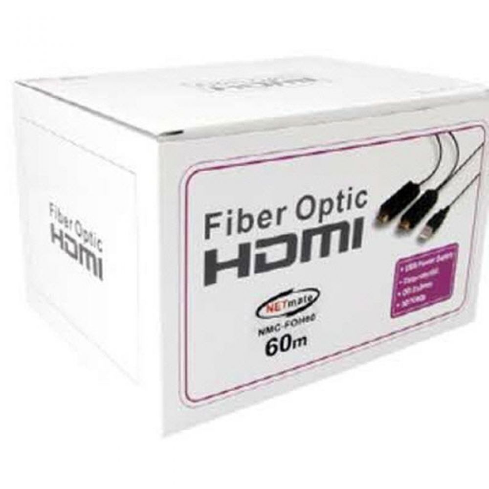 NETMate 광 HDMI 케이블 60M
