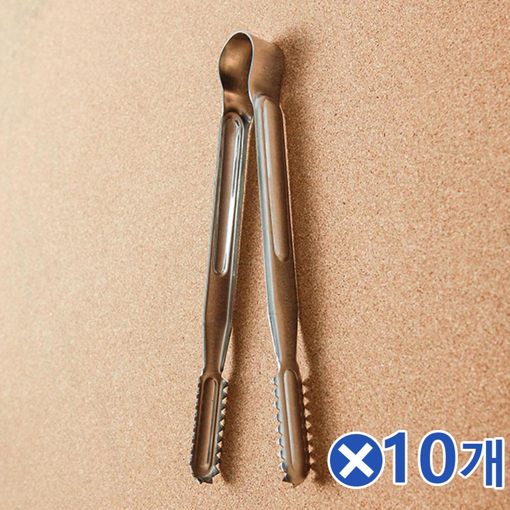 조리필수품 주방집게 대x10개 다용도집게 면집게 집개