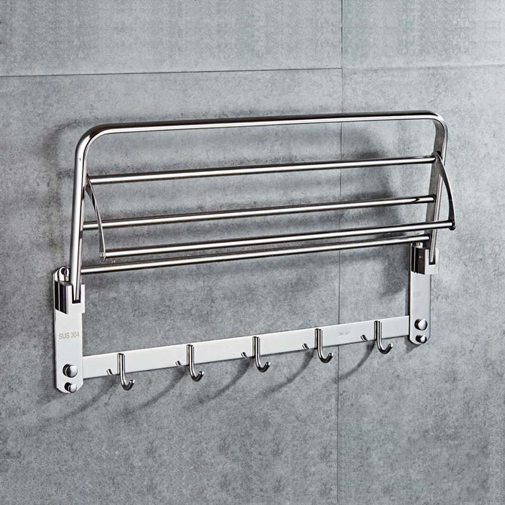 각도조절 욕실 수건 선반 60x16.5cm 선반정리대 선반대