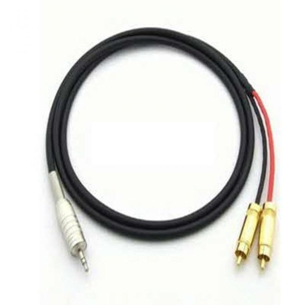 CN 3.5 ST TO 2RCA Y 고급 케이블 2M 4E6S 제작