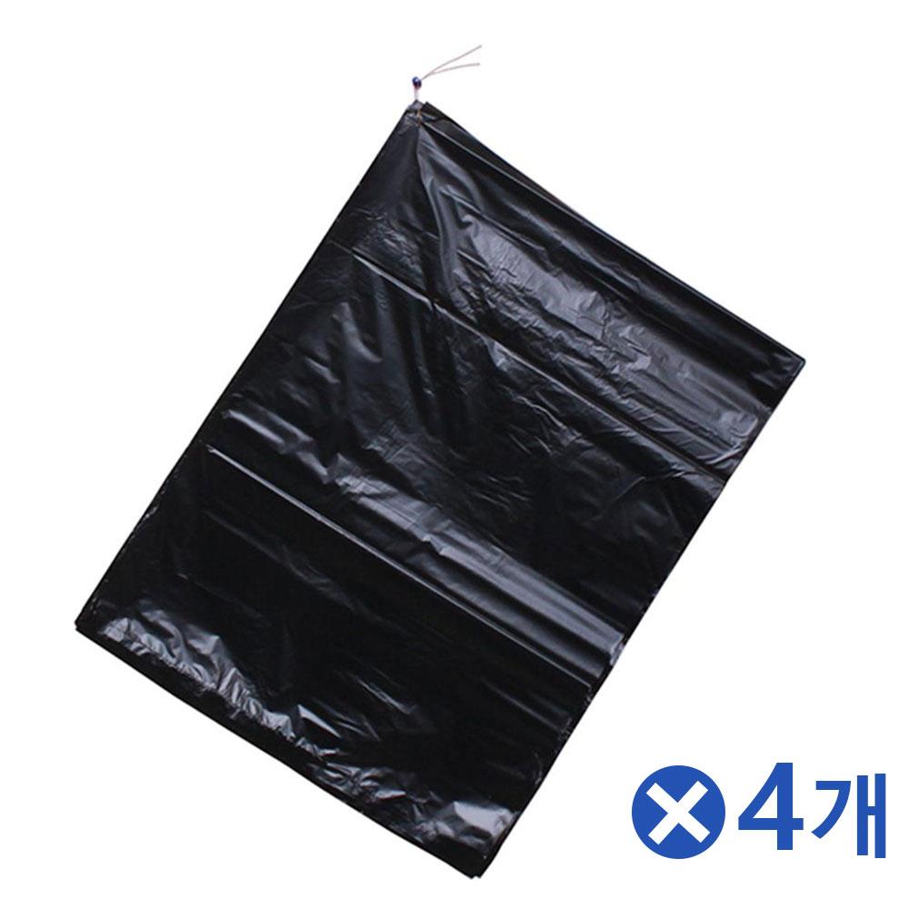 100매 검정-48 다용도 비닐봉투x4개 검정봉지 쓰레기