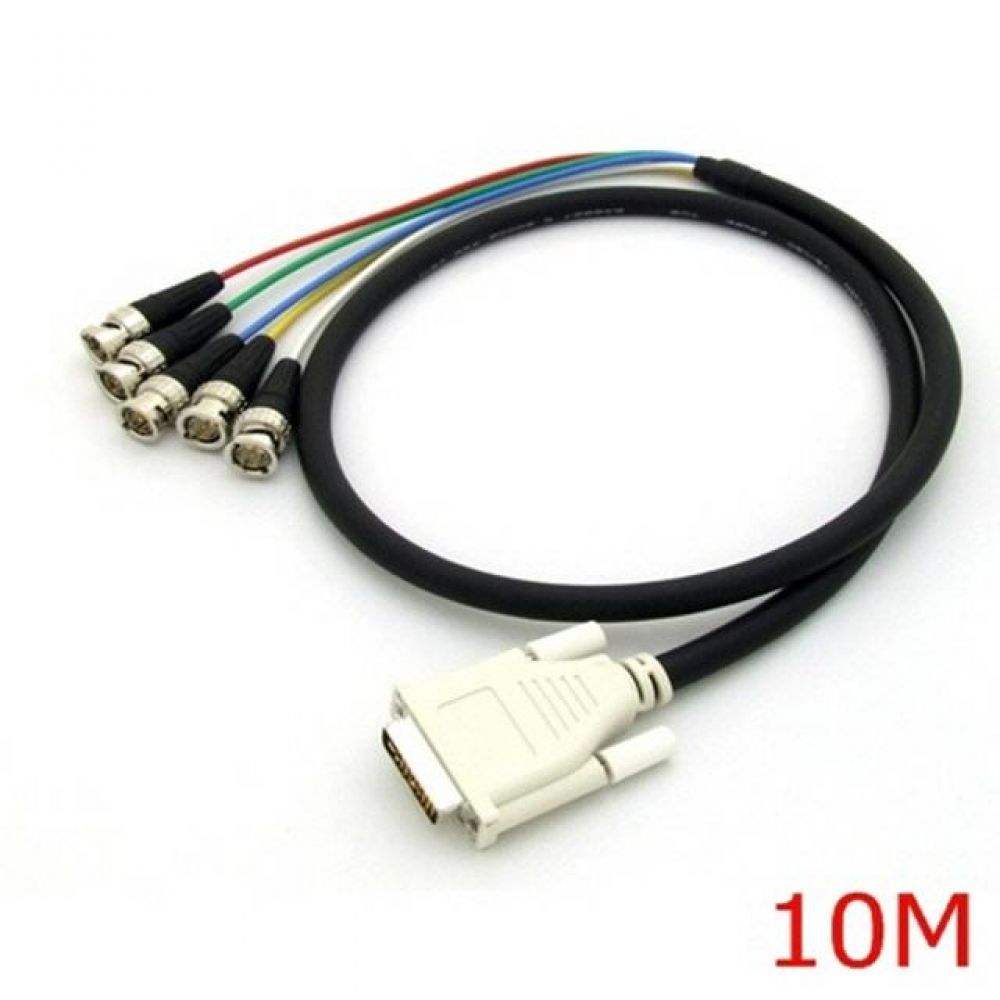(CN) DVI-I TO 5BNC 케이블 10M(제작)(구코드대PCP0924)