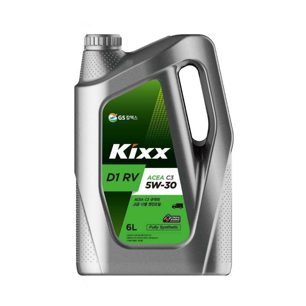 Kixx D1 RV 5W-30 6L 3개 1박스 엔진오일