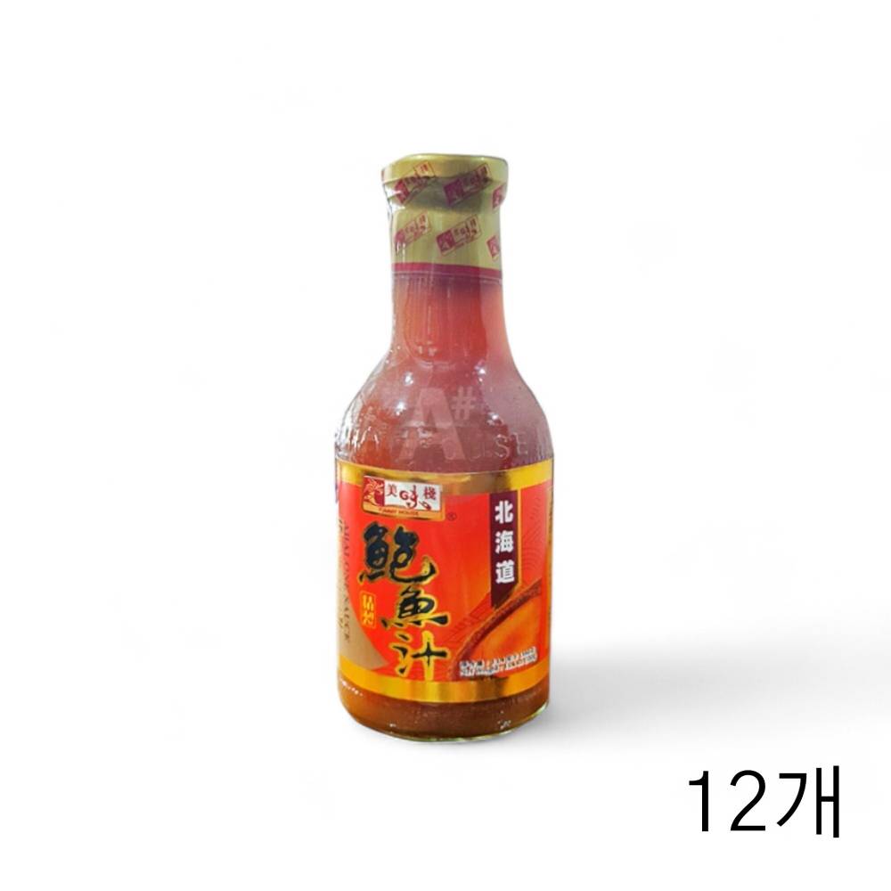 상기 전복소스 380g X 12개 전복농축액 만능소스 전복육수 중국식소스 해물소스
