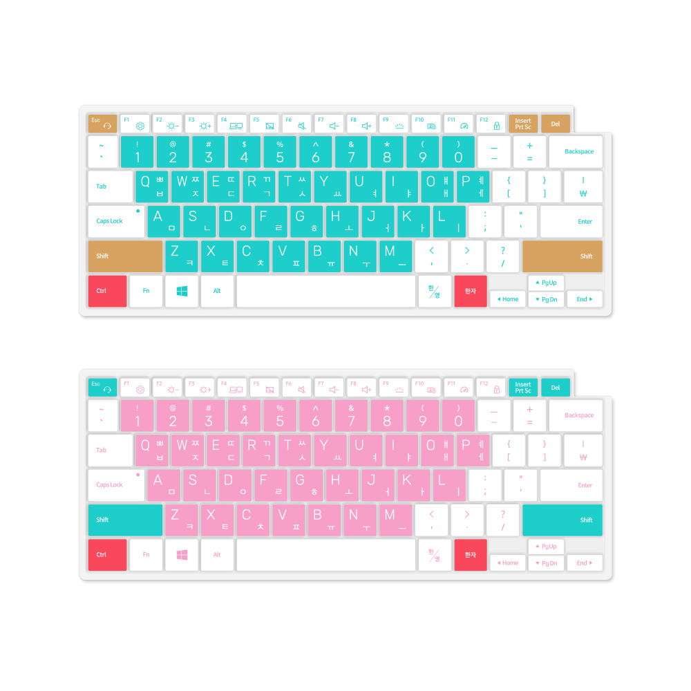 삼성 북3 프로 NT940XFT 노트북 마카롱 문자키스킨