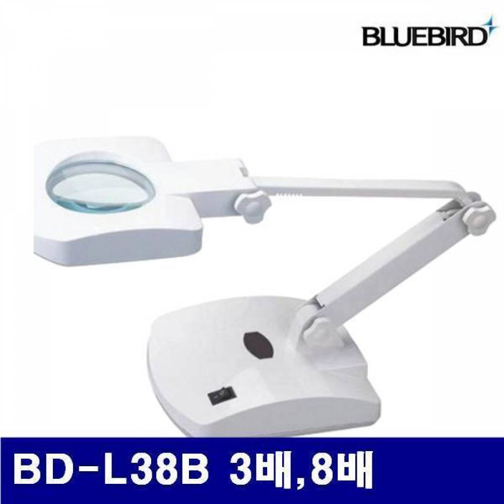 (화물착불)블루텍 4006321 LED조명확대경 BD-L38B 3배 8배 89mm(3.5Inch) (1EA)