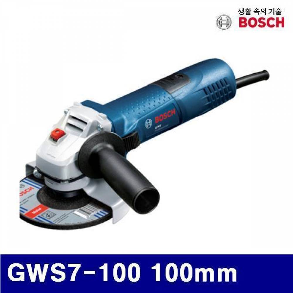 보쉬 5057678 4Inch DISK그라인더 GWS7-100 100mm 720 (1EA)