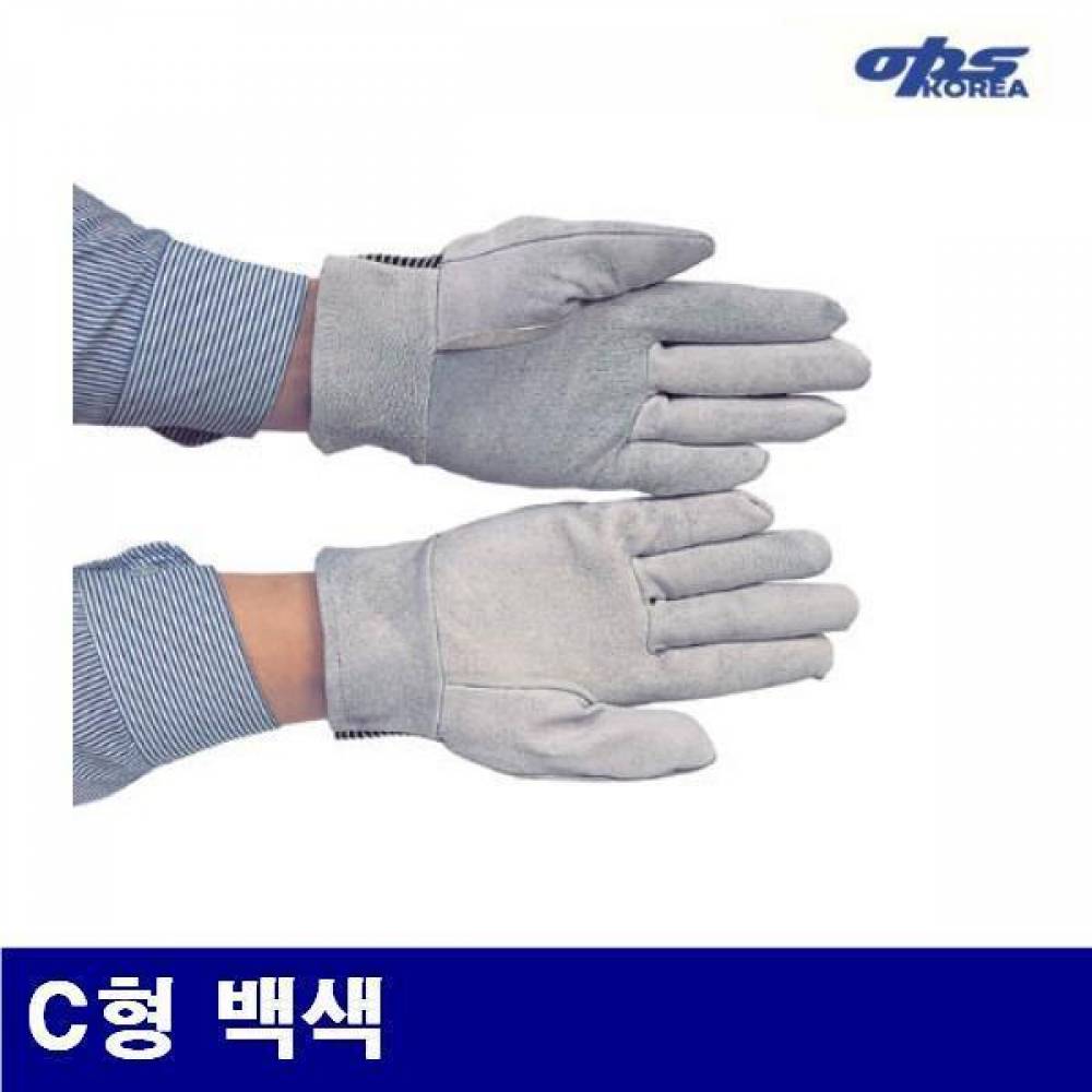 옵스코리아 8570152 등천 알곤장갑 C형 백색  (묶음(10조))