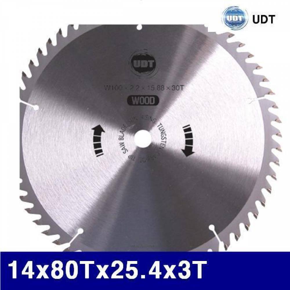 UDT 5005055 팁쏘-목재용 14x80Tx25.4x3T   (1EA)