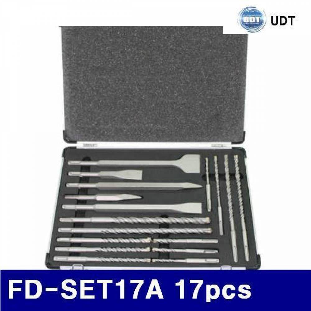 UDT 5001235 함마드릴비트세트 SDS-Plus FD-SET17A 17pcs  (1EA)