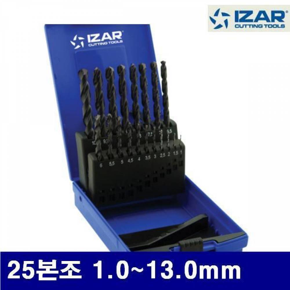 이자르 3230028 드릴세트 25본조 1.0-13.0mm 0.5단위 (1EA)