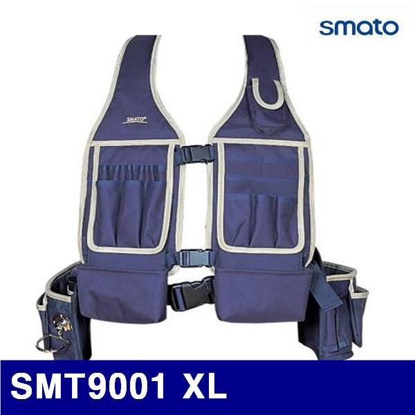 스마토 1003800 작업용조끼 SMT9001 XL 작업용조끼한벌/허리보호대1/허리쌕2 (1EA)